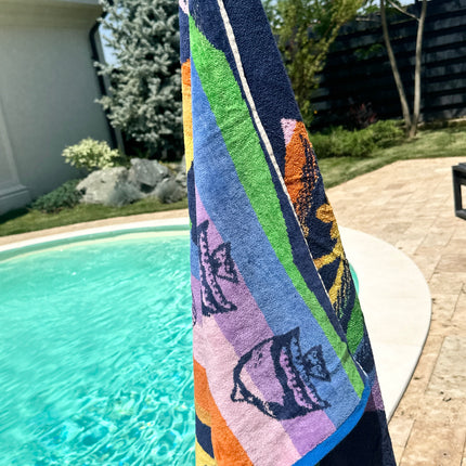 Prosop plaja 90×160 cm 100% bumbac, Cod: PPB15