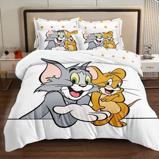 Lenjerie Bumbac tip Finet Premium Tom&Jerry, Cod: TJB8