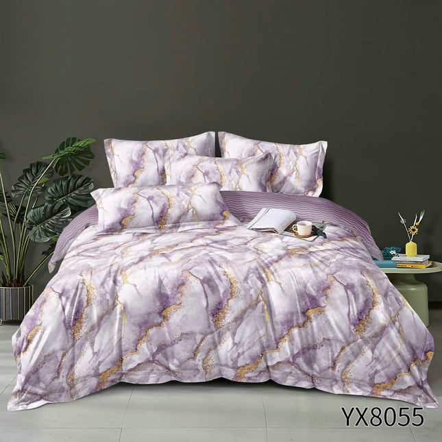 LENJERIE DIN BUMBAC TIP FINET, Pat 1 persoană, 4 piese COD: JCP31