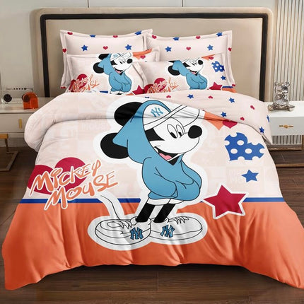 Lenjerie Bumbac tip Finet Premium Mickey Stars, Cod: MSB7