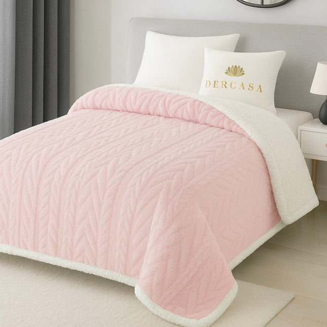 Pătură Cocolino cu Blăniță de iepure, dublă 200x230 cm cod: EXS5