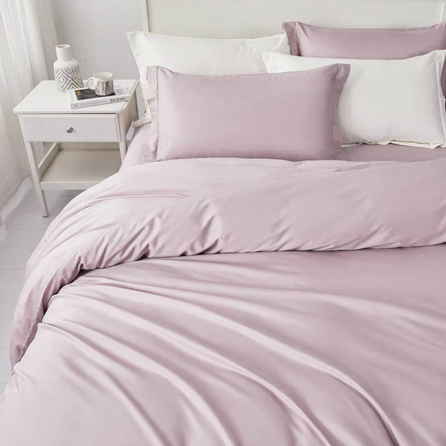 Lenjerie de pat percale Bumbac 100% Roz pudră Cod: BBP11