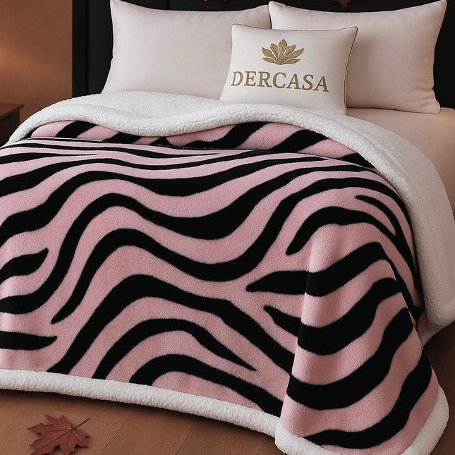 Pătură Cocolino cu Blăniță Sherpa, dublă 200x230 cm cod: EXM3