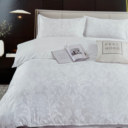 Set lenjerie de Lux jacquard, 4 piese, pat 2 persoane Cod: C-21