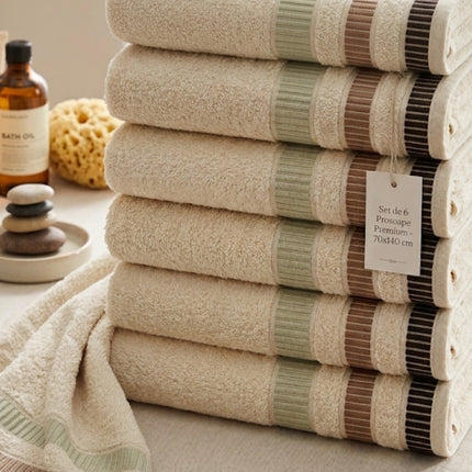 Set Prosoape Premium – 6 bucăți | 70x130 cm, Cod: PPGB8