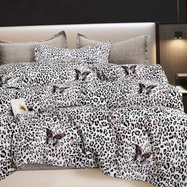 LENJERIE BUMBAC FINET DELUXE, 6 PIESE, pat dublu, COD: FYN3