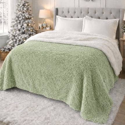 Pătură fluffy cu blăniță, 200x230 cm, cod: FLFY5