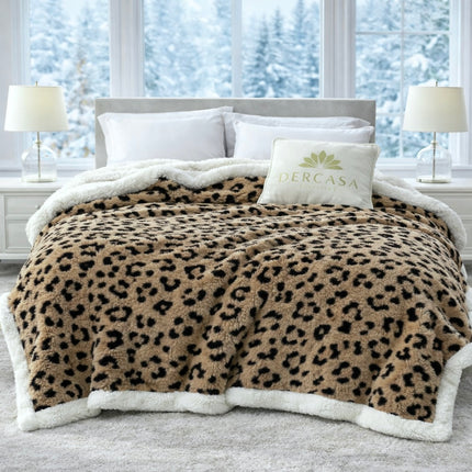 Pătură Cocolino cu Blăniță Sherpa, moale, dublă 200x230 cm cod: EXY83