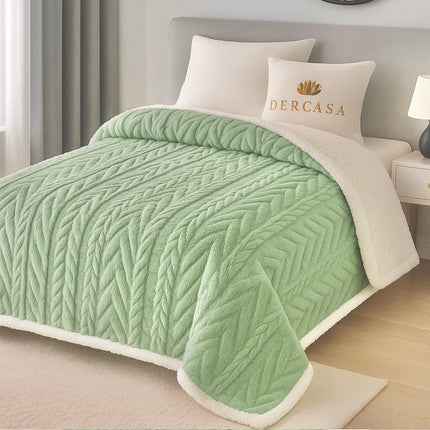 Pătură Cocolino cu Blăniță de iepure, dublă 200x230 cm cod: EXS3