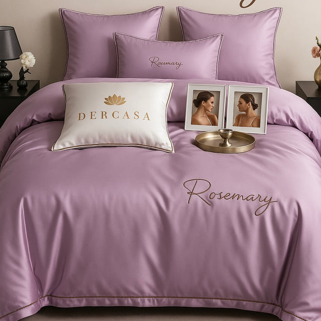 Lenjerie Luxury din Satin, 6 piese, cearșaf cu elastic, Cod: SLS6