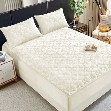 Set de pat Husă / Topper saltea cu elastic+o faţă de pernă 140x200 cm Cod: TPS106