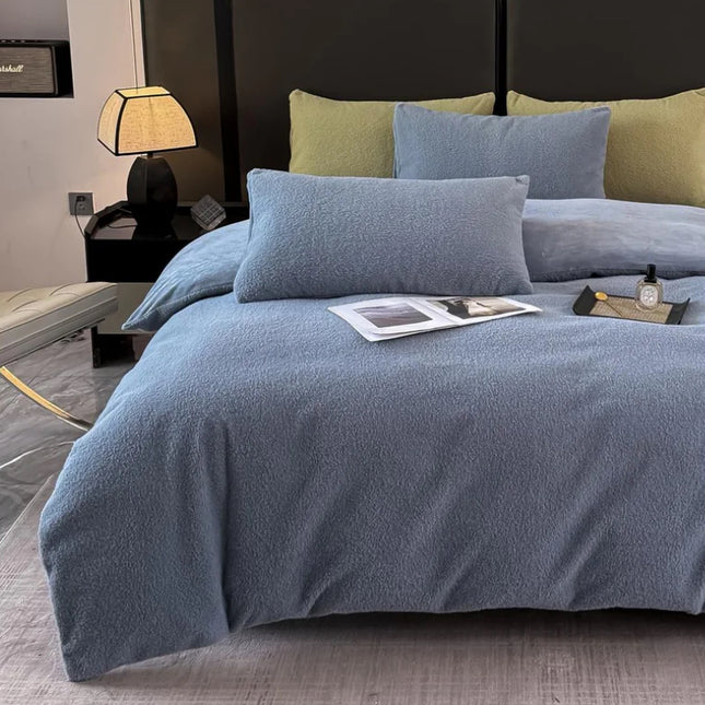 Set de pat ultra-fină, tip „blană de iepure”, 4 piese, Cod: BYK15