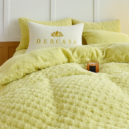 Lenjerie pat super pufoasa COCOLINO Fluffy 4 piese Cod: CES10