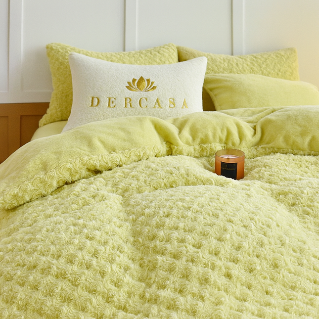 Lenjerie pat super pufoasa COCOLINO Fluffy 4 piese Cod: CES10