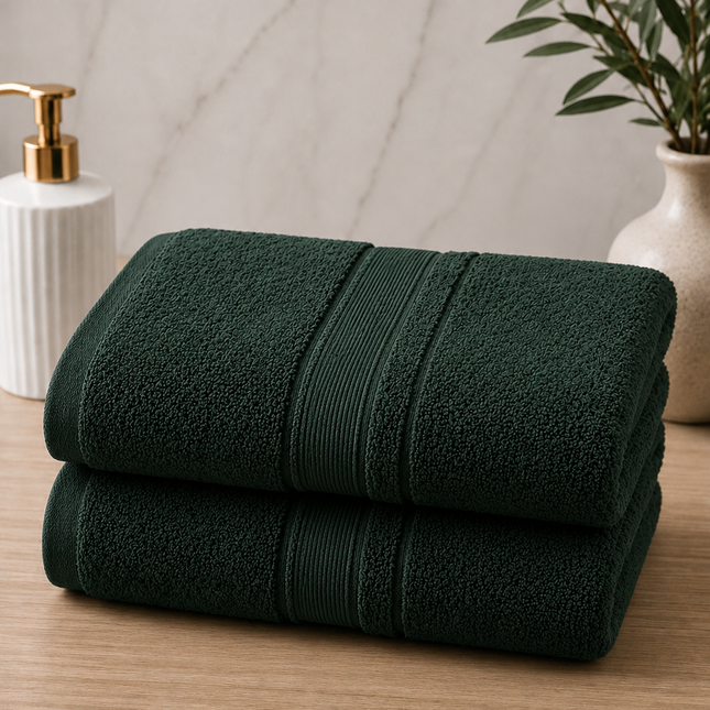 Set 2 Prosoape Baie Premium – Deep Green