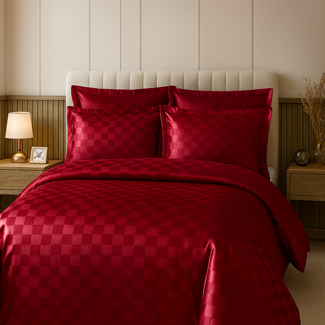 Lenjerie Luxury Satinată, 4 piese, cearșaf cu elastic, Cod: SLX50