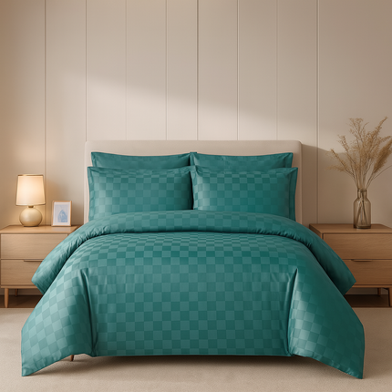 Lenjerie Luxury Satinată, 4 piese, cearșaf cu elastic, Cod: SLX53