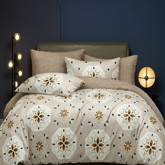 Lenjerie premium tip finet deluxe, 6 piese, pat dublu, COD: FYE269