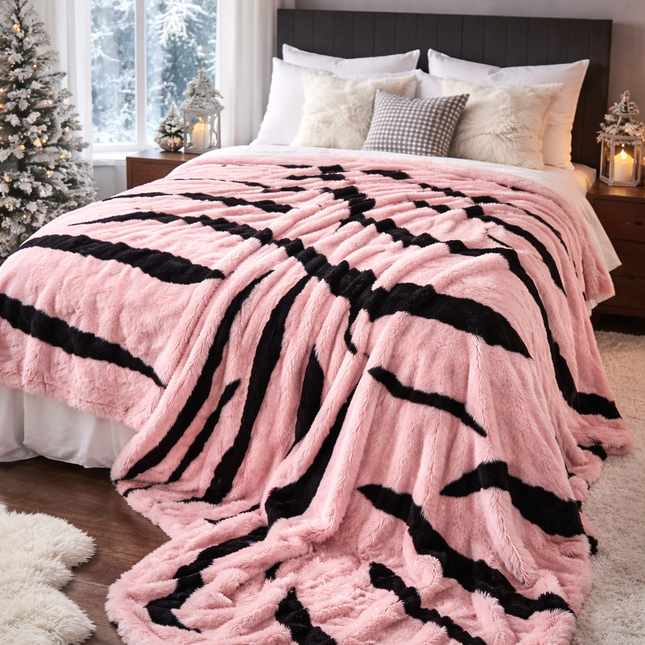 Pătură Groasă cu Blăniță de iepure, 200x220cm, cod: DRE11