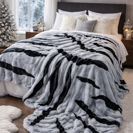 Pătură Groasă cu Blăniță de iepure, 200x220cm, cod: DRE12