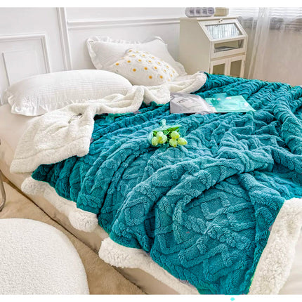 EXCLUSIV Pătură moale cocolino groasă cu blăniță- 200x230 cm cod: EXP9