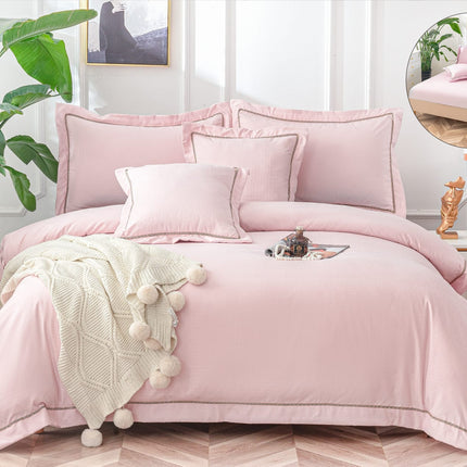 Lenjerie de pat Versailles Élégance 6 pcs, cearșaf cu elastic, Cod: LVE6