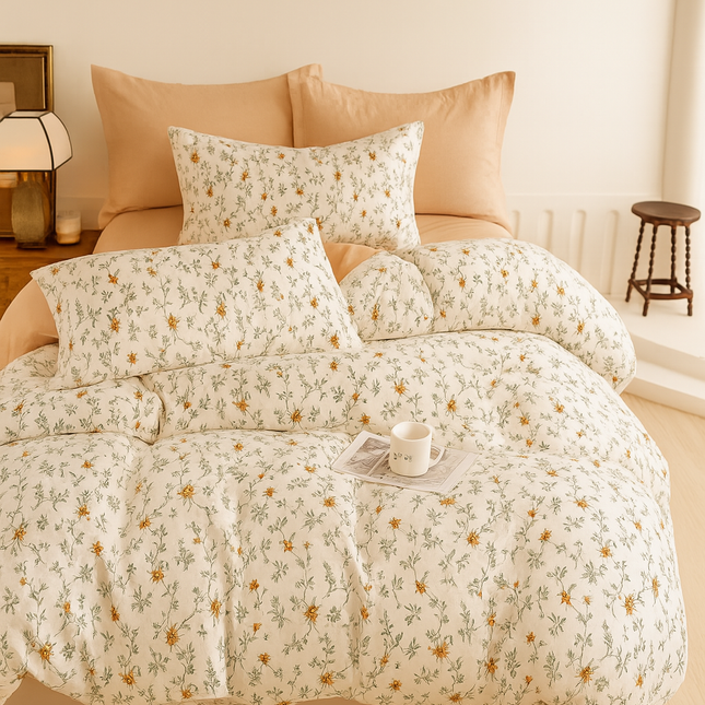 Set Lenjerie Premium Bumbac 100% – Pat Dublu, Cod: B-45