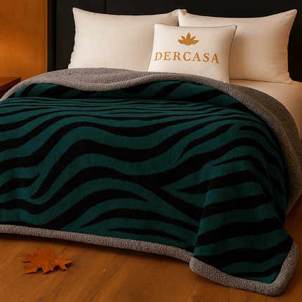 Pătură Cocolino cu Blăniță Sherpa, dublă 200x230 cm cod: EXY56