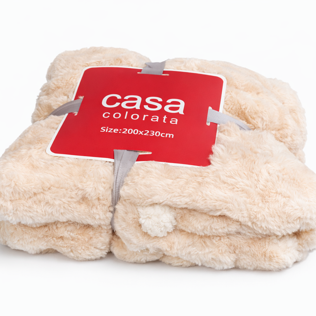 Patura Cocolino cu Blanita, Pat 2 Persoane, 200x230 cm cod: EXK2