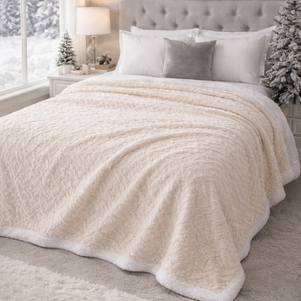 Pătură Cocolino cu blăniță, 200x230 cm, cod: EXB1