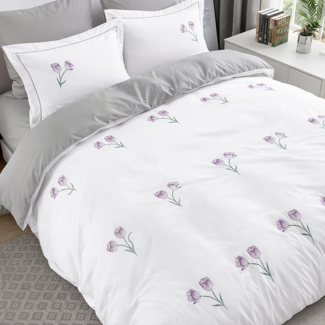 Set Lenjerie Premium Bumbac 100% – Pat Dublu, 6 piese, Cod: G-5-3