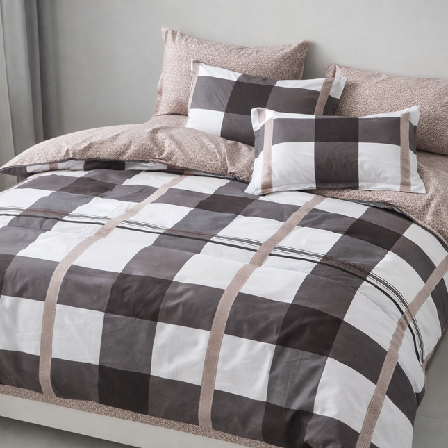 Set Lenjerie Premium Bumbac 100% – Pat Dublu, Cod: B-12