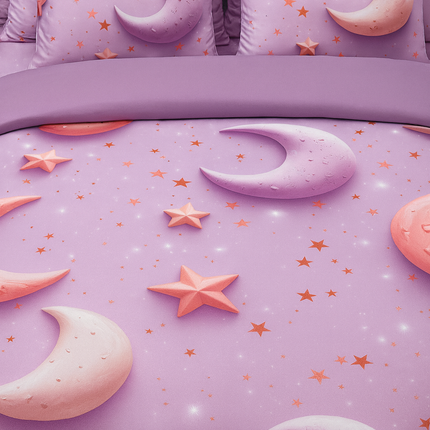 Lenjerie Premium cu efect panoramic 5D, cearșaf cu elastic, Cod: CDC-10