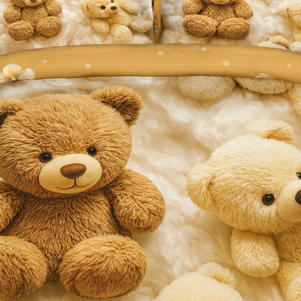 Lenjerie Premium cu efect panoramic 5D, cearșaf cu elastic, Cod: CDC-21