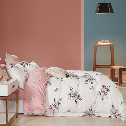 Set Lenjerie Premium Bumbac 100% – Pat Dublu, Cod: B-10