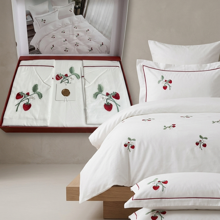 Set Lenjerie Premium Bumbac 100% – Pat Dublu, 6 piese, Cod: G-5-4