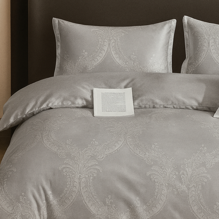 Set lenjerie de Lux jacquard, 4 piese, pat 2 persoane Cod: Y-08