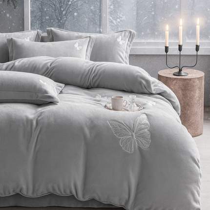 Set lenjerie de pat ultra-moale Cocolino – 4 piese, Cod: COCO-S4