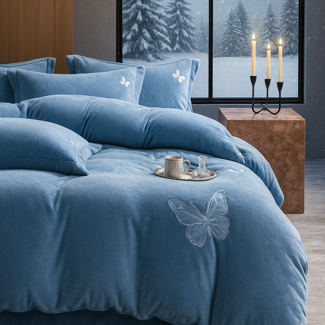 Set lenjerie de pat ultra-moale Cocolino – 4 piese, Cod: COCO-S2