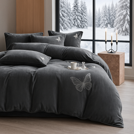 Set lenjerie de pat ultra-moale Cocolino – 4 piese, Cod: COCO-S9