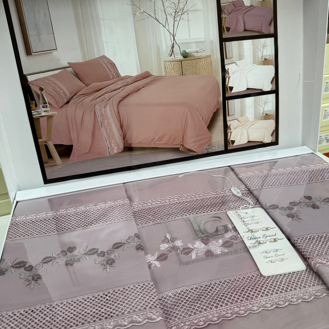 Set de Pat Luxury „Dantelă” – WH-33 lila