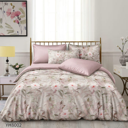 Lenjerie Luxury din Satin, 4 piese, cearșaf cu elastic, Cod: SLX22