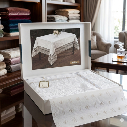 Față de Masă impermeabilă, Premium "MELISA" – Eleganță și Protecție desăvârșită, Cod: FMPS2