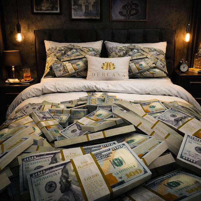 Lenjerie Premium cu efect panoramic 5D, 6 piese, COD: FY826