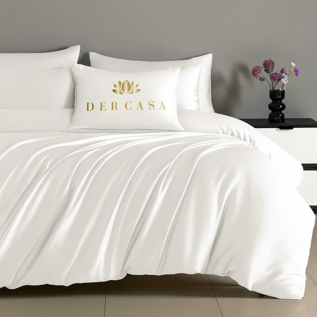 Lenjerie Luxury din Satin, 4 piese, cearșaf cu elastic, Cod: SLX17