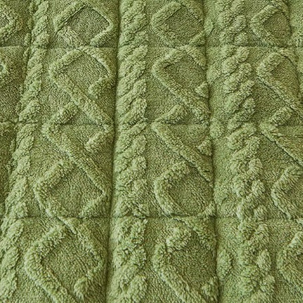Husă / Topper saltea cu elastic, verde, 160x200 cm, Cod: CTPP403