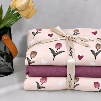 Lenjerie de pat premium 6 Piese - Soft Cotton Collection, Cod: SNJ13