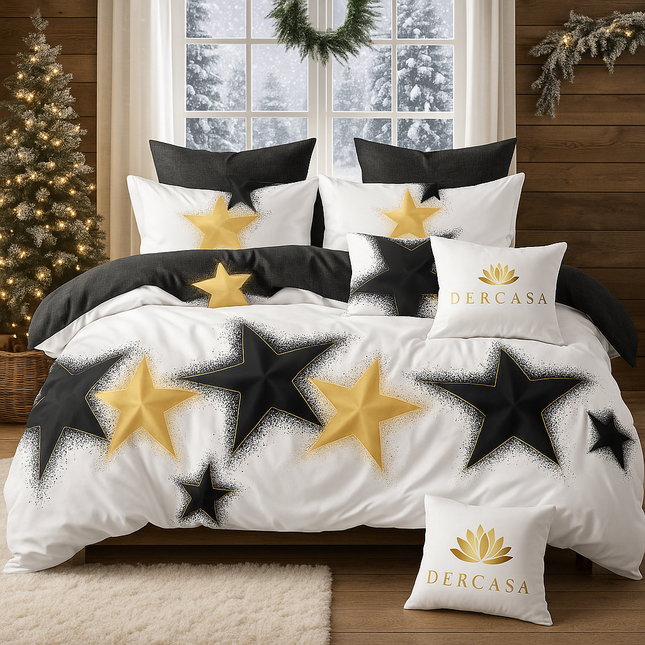 Lenjerie de Pat 6 Piese din Finet Moale cu Elastic, Cod: LNA2