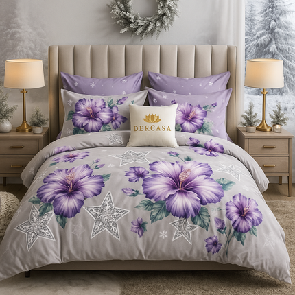 Lenjerie de Pat 6 Piese din Finet Moale cu Elastic, Cod: LNA9