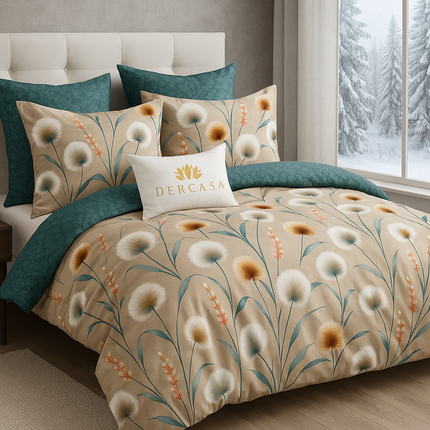 Lenjerie de Pat 6 Piese din Finet Moale cu Elastic, Cod: LNA49